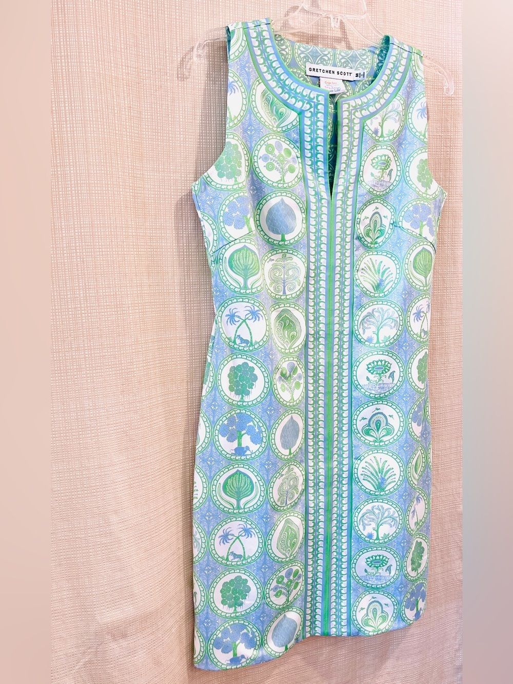 Gretchen Scott Sleeveless Shift Dress Plain Jane Dress Circle of Love Preppy - Picture 4 of 16